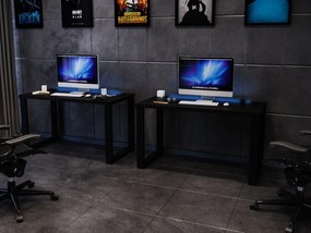 Masă PC gaming Gamer S (Negru) (cu iluminat LED RGB). 1054989