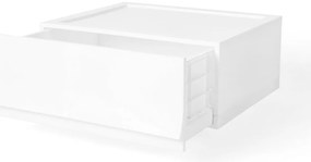 Cutie de depozitare modulară Wave Snow fără roți54,6 x 43,4 x 22 cm