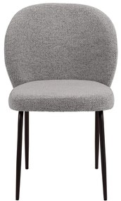 Scaune de sufragerie gri 2 buc. Patricia - Actona