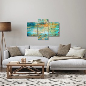 Tablou - Abstract albastru (90x60 cm)