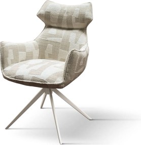 Scaun tip fotoliu rotativ Basty - BEJ TAUPE
