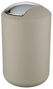 WENKO 21222100 - Coș BRASIL 19,5 x 31 cm bej/crom lucios