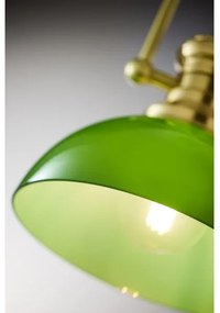 Pendul pe tijă PLATINO Jupiter 2073 1xE27/15W/230V verde/auriu