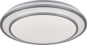 Plafoniera LED cu telecomanda Lupita argintiu, alb