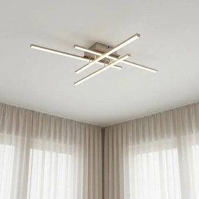 Brilagi - Plafonieră LED STRIPES, 37W, 230V, argintie