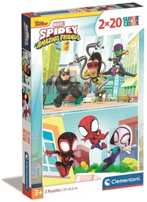 Omul Păianjen Spidey Puzzle Clementoni 2x20 bucăți