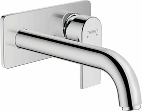 Baterie lavoar incastrata Hansgrohe Vernis Shape pipa 20 cm crom lucios fara corp ingropat