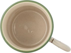 Cană verde pentru cappuccino din ceramică 260 ml Hezha – Bloomingville