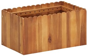 vidaXL Strat înălțat de grădină, 50 x 30 x 25 cm, lemn masiv de acacia