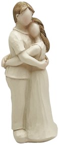 Figurina cuplu LOVERS, Bej, 9cm