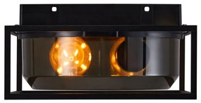 Plafoniera exterior IP44 design modern Griffin Smoked