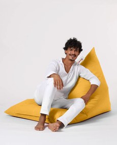 Fotoliu puf pentru grădină Pyramid Big Bed Pouf - Yellow