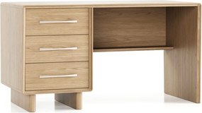 Birou lemn masiv Cooper, 140 × 68 × 77 cm