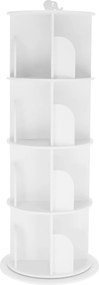 Biblioteca ERION TIP 1, alb, 41x41x127 cm