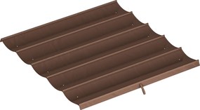 Outsunny Tettuccio di Ricambio per Gazebo 3x3 m con 10 Fori di Drenaggio Grigio | Aosom Romania