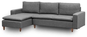 Colțar gri (cu colț pe partea stângă ) Lungo – Balcab Home
