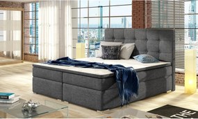 Pat lemn masiv boxspring Inez - Sawana 21, 180x200
