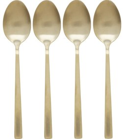 Set de lingurițe aurii EH 4 buc, 15 cm, 15 cm