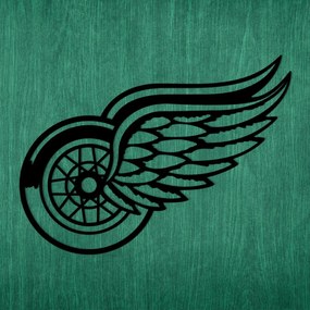 DUBLEZ | Logo din lemn - Detroit Red Wings