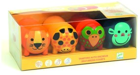 Ștampile cu animale pentru copii în set de 4 Safari - Djeco