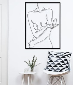 Mauro Ferretti Panou De Perete Fier Nudity cm 60X1X80 | Aosom Romania