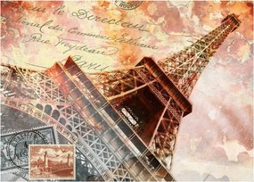 Tablou - Turnul Eiffel în stil vintage (70x50 cm)