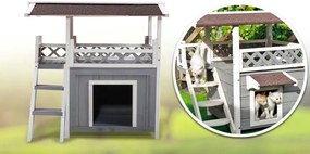 Cusca cu doua nivele pentru caini si pisici