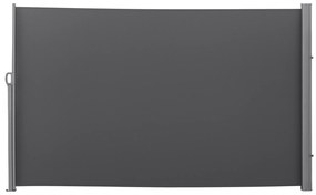 Outsunny Paravan Lateral Retractabil cu Mâner și Anti UV, 300x180 cm, Gri | Aosom Romania