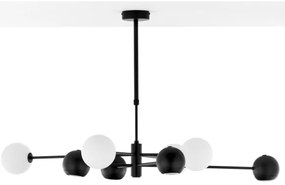 Lustră pe tijă Jupiter 1998 MOKA 4xGU10/10W/230V + 4xG9/10W/230V negru/alb