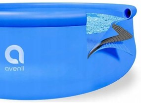 Piscină gonflabilă rotundă cu margine 2,4x0,63 m
