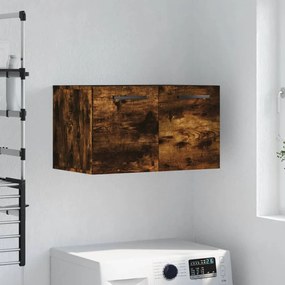 830049 vidaXL Dulap de perete, stejar fumuriu, 60x36,5x35 cm, lemn prelucrat