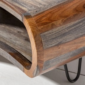 Masuta design deosebit Organic Living 60cm Sheesham gri A-39753 VC