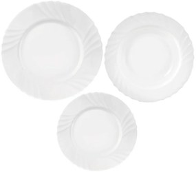 Orion Set de masă Luna cu 18 piese, rotund, cuvaluri