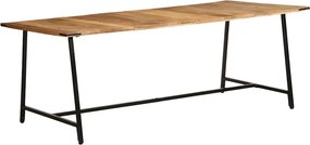 vidaXL Masă de bucătărie, 200x100x75 cm, lemn masiv de mango