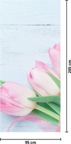 Fototapet pentru ușă - Buchet de flori (95x205cm)