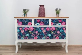 Autocolant mobila Model floral
