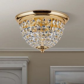 Plafonieră de cristal Orion DLU 1840/35 PLAFOND 3xE27/40W/230V d. 35 cm auriu