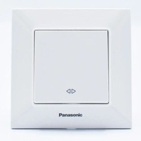 Intrerupator cruce 10A,IP20, Alb, Panasonic Arkedia Slim