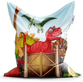 Sac de șezut Classic dinozauri 4 - pentru copii, colorat