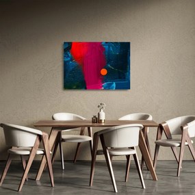Tablou pe sticlă culorii (70x50 cm)