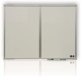 Tabla magnetica pliabila 150/300 x 100 cm, alba