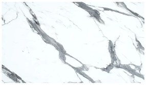 Blat de masa Melody, Pako World, Marmura Alba, 12mm, 69x120 cm
