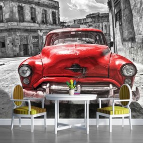 Fototapet - Mașina Vintage Cubaneză (254x184 cm), în 8 de alte dimensiuni noi
