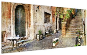 Tablou - Străzile vechi din Roma (120x50 cm)