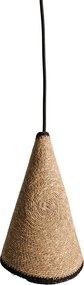 Lustra natur din iuta naturala, H30cm Yucatan