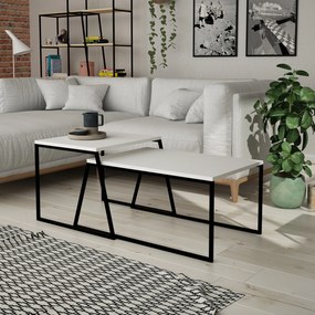 Set măsuță cafea Patron (Alb + Negru). Promo -9%. 1072061