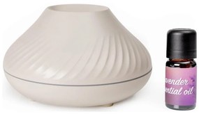 Difuzor LED RGB de arome cu funcție de imitare a flăcărilor LED/6,5W/5V 130ml alb