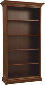 Biblioteca clasica living KENT, castan, PAL, 110x43x205 cm