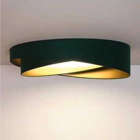 BRILAGI- Plafonieră LED VELVET TWIST LED/24W/230V 4000K Ø 55 cm verde/auriu