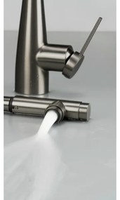 Baterie de chiuvetă cu cap de duș detașabil Deante BRE_D75M ERIDAN titan